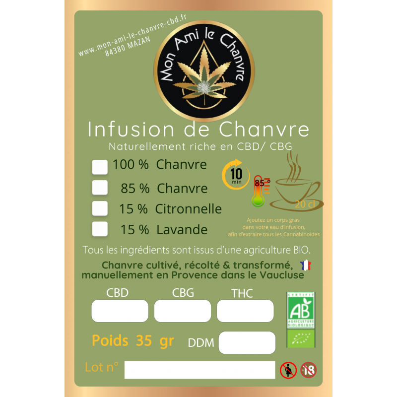 Infu Chanvre & Lavande Bio