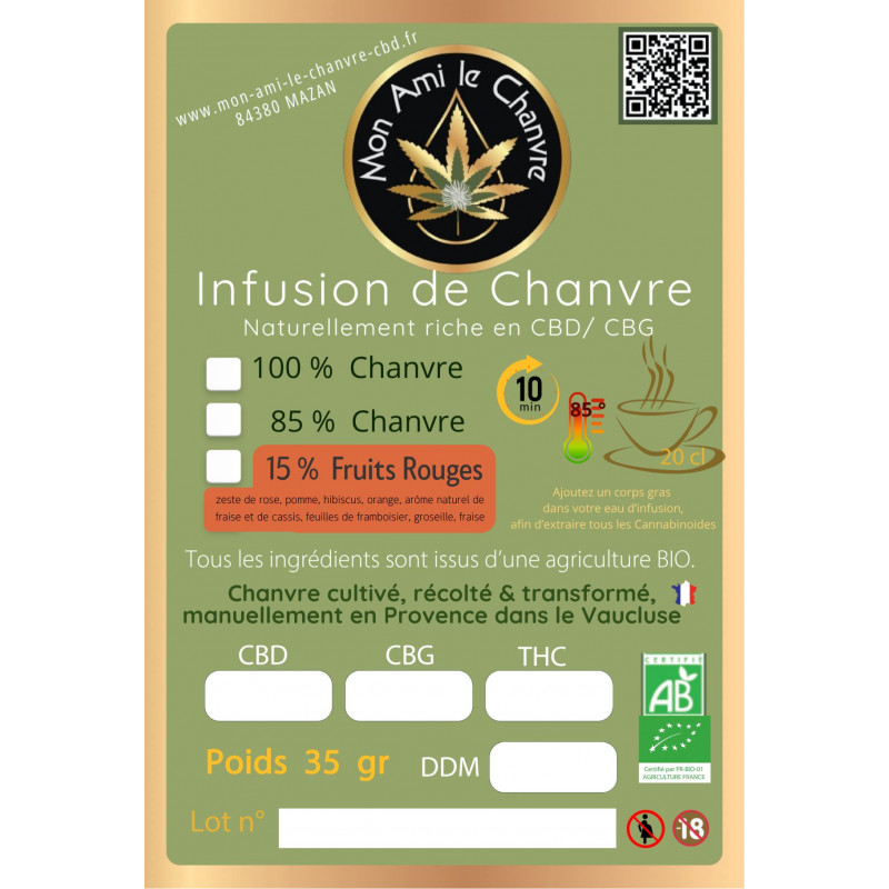 Infu Bio Chanvre & Fruits rouges